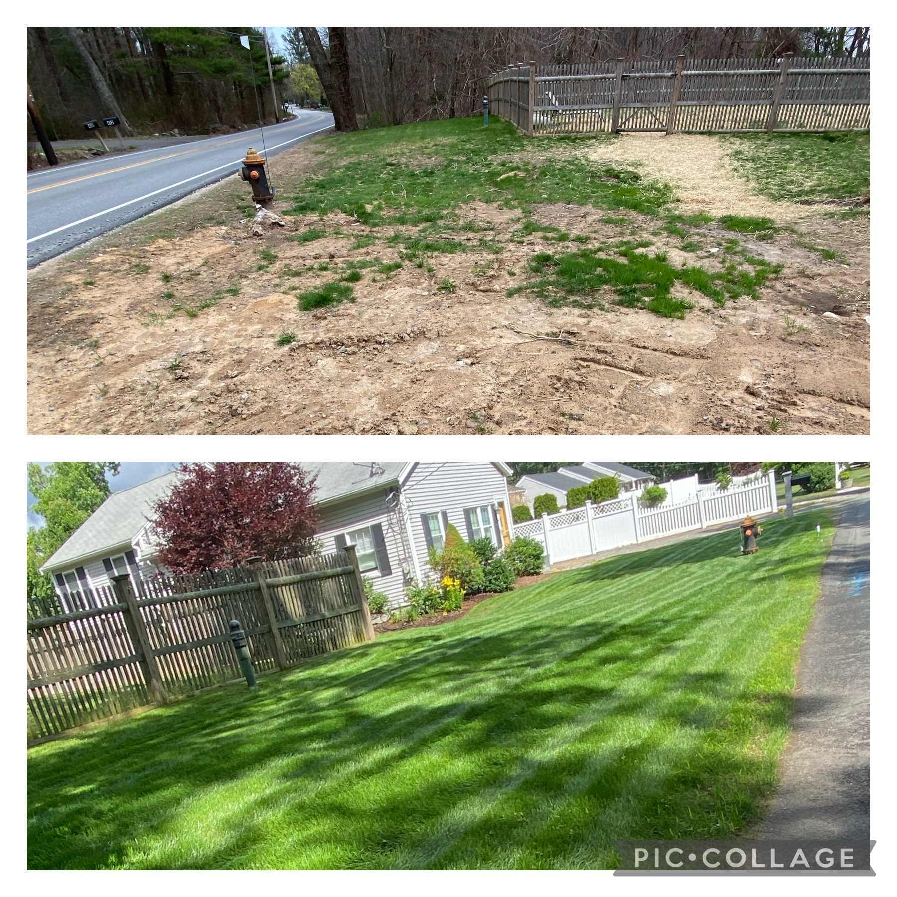 Lawn Renovation in West Bridgewater, Ma Image