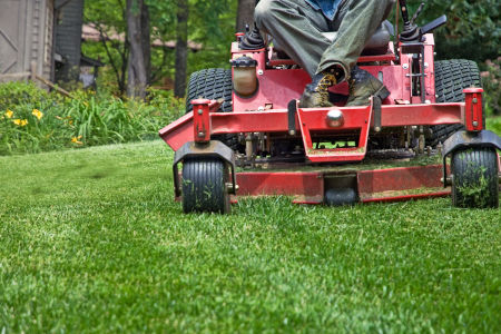 Lawn mowing